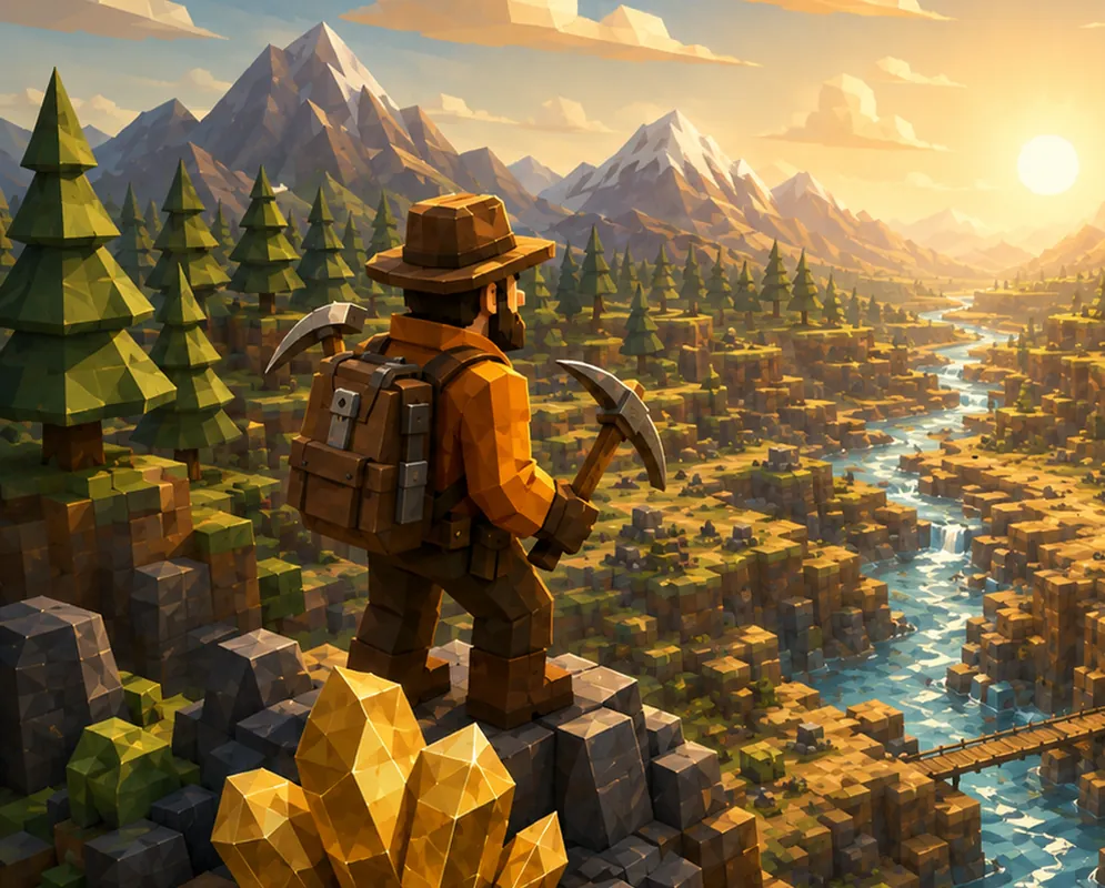 Cropped MOTHERLODE key art focused on prospecting and terrain